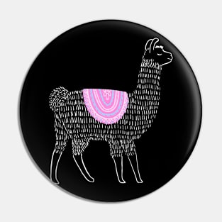 Boho Llama Pin