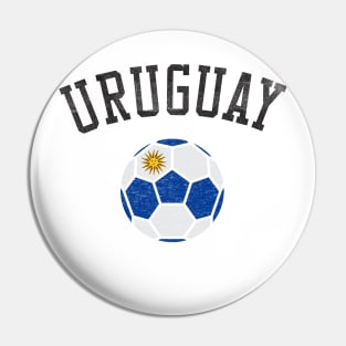 Uruguay Soccer Team Heritage Flag Pin