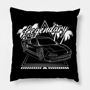 Legendary jdm white print nsx Pillow