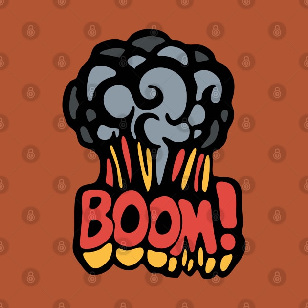 Boom Explosion illustration by Cofefe Studio