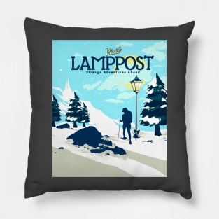 Lamppost Narnia Pillow