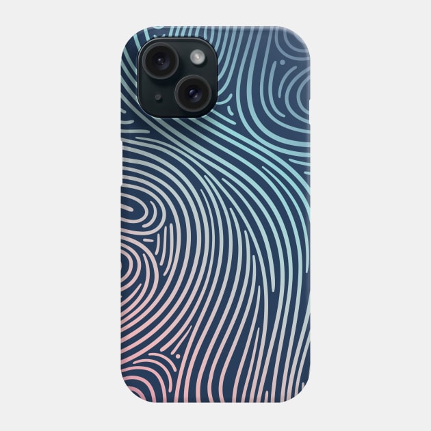 Colorful doodle art in pink and purple shades. Modern abstract digital drawing I enjoyed creating. Phone Case by azziella