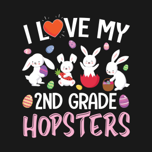 H31Tee Happy Easter 2nd Grade Teacher Student T-Shirt