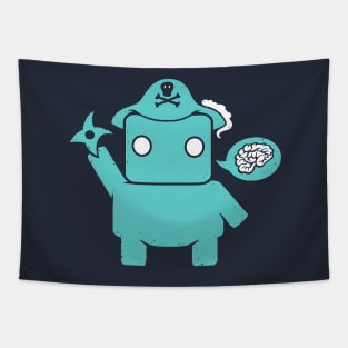 Ninja Pirate Robot Zombie Tapestry