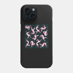 Greyhound friends watercolour pattern Phone Case