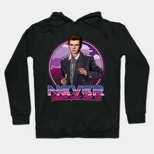  Never Gonna Give Up Rickrolling Funny Rick Roll Pullover Hoodie  : Clothing, Shoes & Jewelry