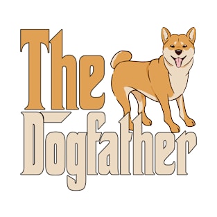 Shiba Inu Dog Dad Dogfather Dogs Daddy Father Rottie T-Shirt