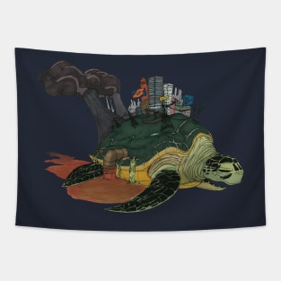 Turtle World Tapestry