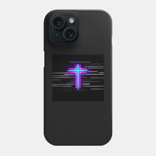 Neon cross Phone Case