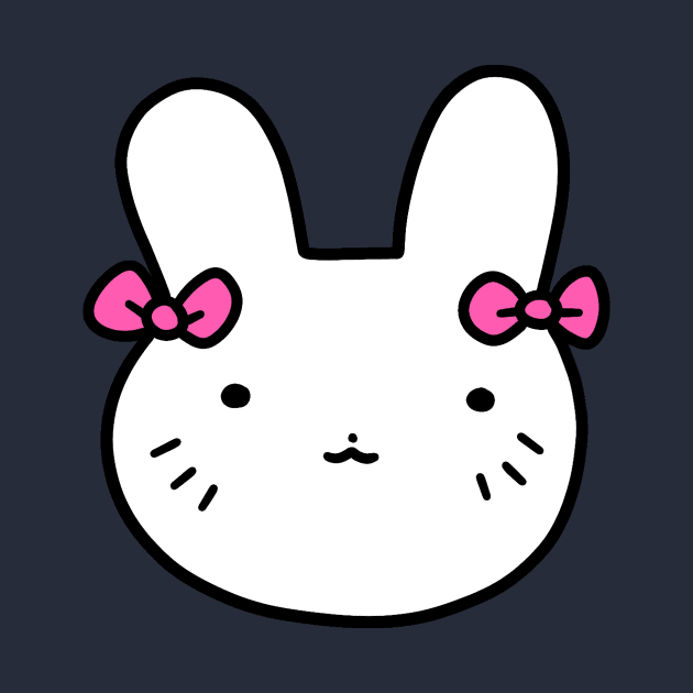 Bow Bunny Face by saradaboru