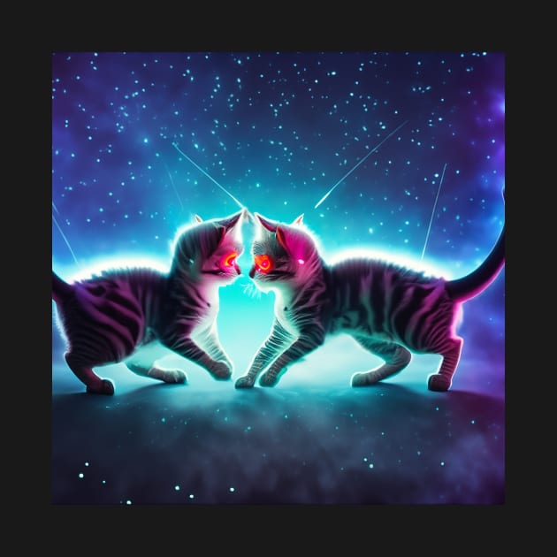 Space Cats 9 by ABSTRACT-IVISM