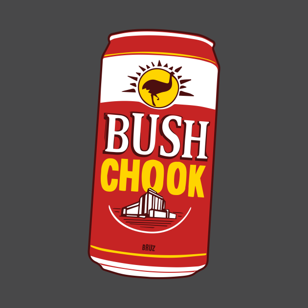 Bush Chook Bush Chook Pin TeePublic
