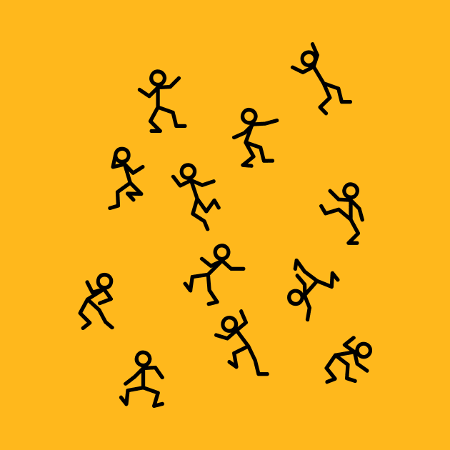 Dancing Stickmen by schlag.art