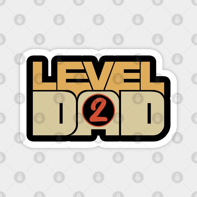 Level 2 Dad Magnet by All About Nerds