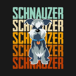 Schnauzer - Schnauzer Colorful T-Shirt