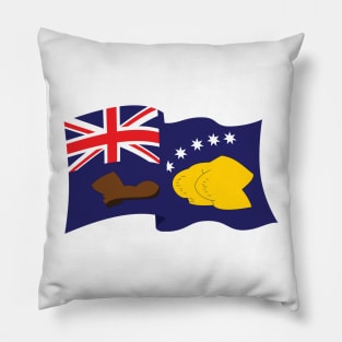 Booting Flag Pillow