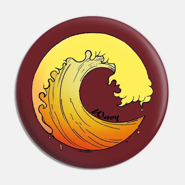 wavy Pin by JustLittleRae