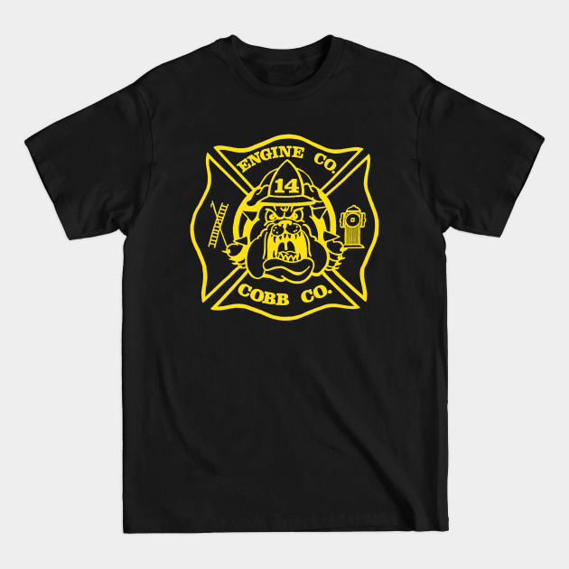 Disover Cobb County Fire Engine 14 - Firefighter - T-Shirt