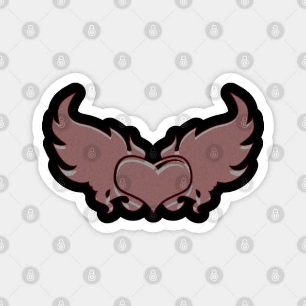 Sweet love wings Magnet by Nana On Here