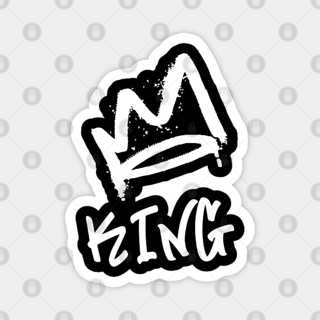 King And Queen Couple Matching Magnet by PlimPlom