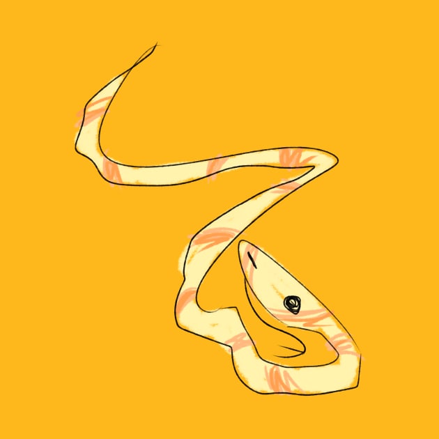 Yellow Sketchy Snake by Demonic cute cat