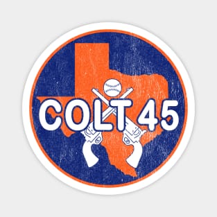 Retro Houston Colt 45s Baseball Magnet