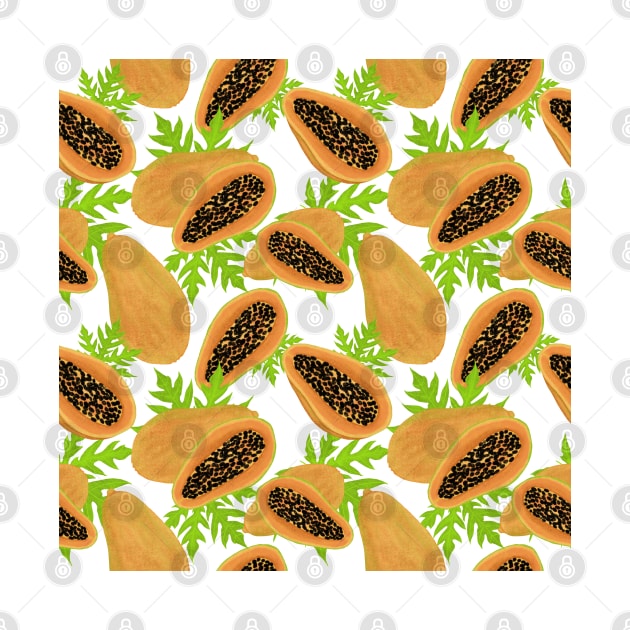 Papaya pattern by Juliana Costa