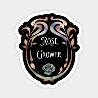 Rose Grower Victorian Ornament Vintage Magnet