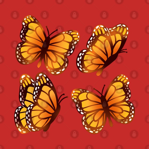 Monarch Butterflies by leashonlife