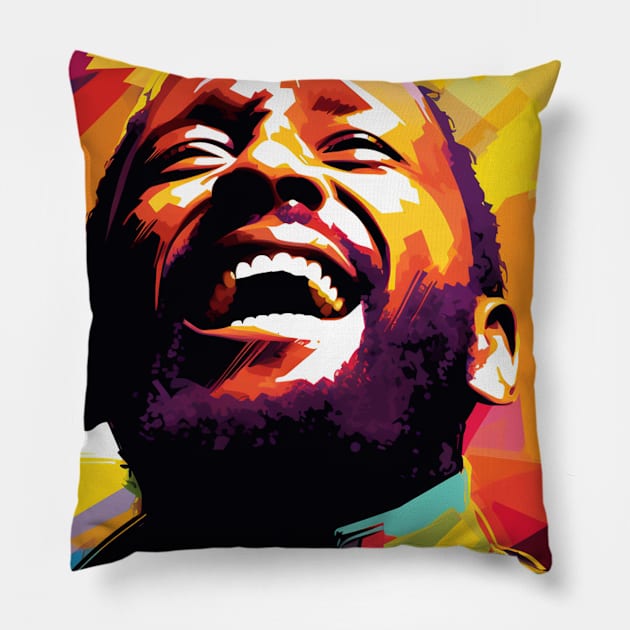 Marvin Gaye Love Pillow by dapkus99