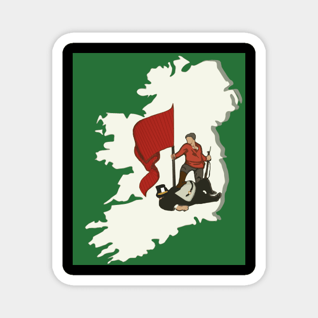 Socialist Ireland - Republican Socialist Irish design Magnet by RichieDuprey