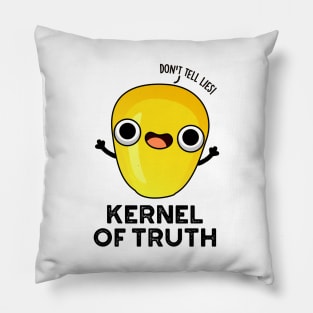 Kernel of Truth Cute Corn Pun Pillow