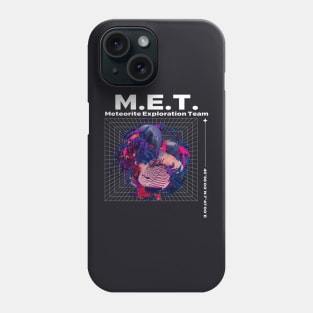 Meteorite Collector M.E.T. Meteorite Exploration Team Meteorite Phone Case