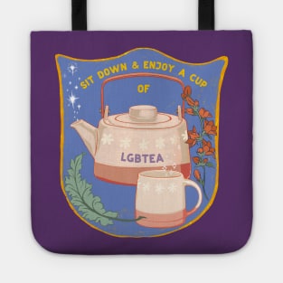 Sit Down And Enjoy A Cup Of LGBTea Tote