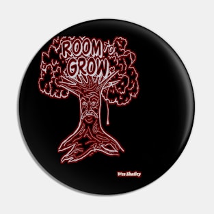 Neon Room to Grow Album Cover Pin