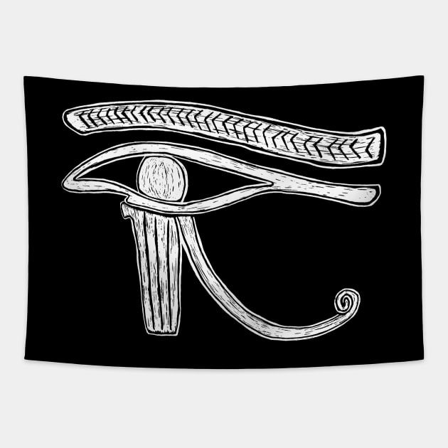 Ancient Egyptian Eye of Horus Tapestry by LaForma