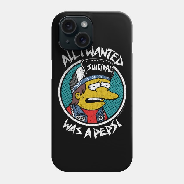 All i wanted was a pep$i, Suicidal Tendencies, Parody Phone Case by PeligroGraphics