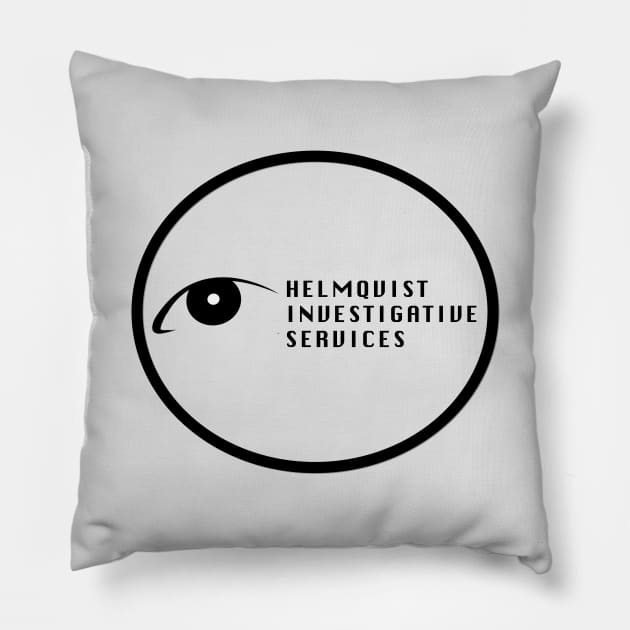 Helmqvist Investigative Services Pillow by Sk1d_Rogu3