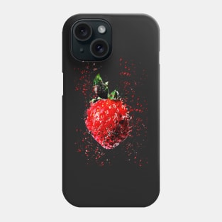 Strawberryy Splash Phone Case