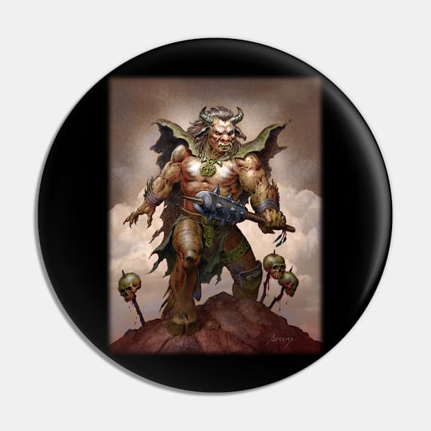 Minotaur Beast Pin by Paul_Abrams