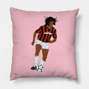 Ruud Gullit Milan 90s Minimalist Aesthetic Pillow