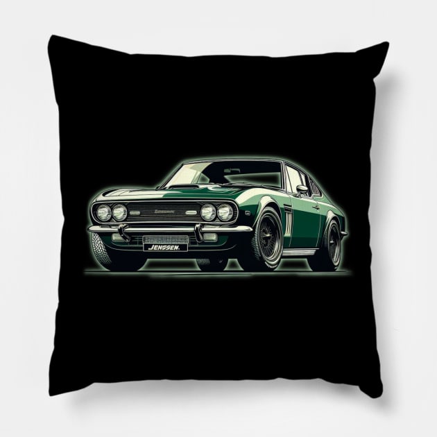 Jensen Interceptor Pillow by VintageCarsShop