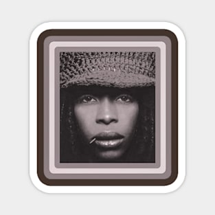 erykah badu black white Magnet