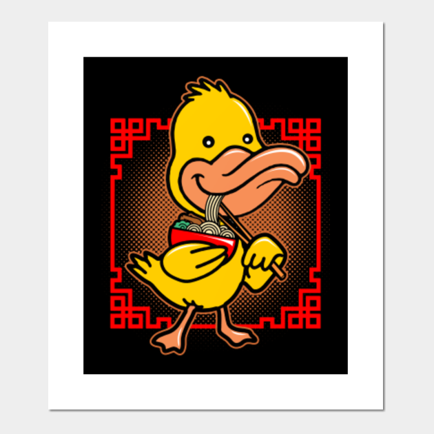 Duck Eating Ramen - Duck Eating Ramen - Posters and Art Prints | TeePublic Duck Eating Ramen - Duck Eating Ramen - Posters and Art Prints | TeePublic