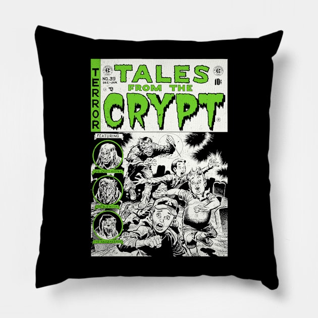 TALES FROM THE CRYPT Pillow by THE HORROR SHOP