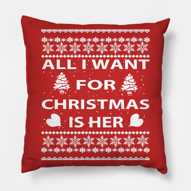 All I Want For Christmas Pillow by kecy128