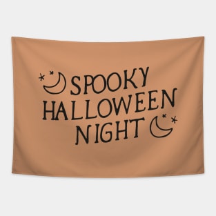 Spooky Halloween Night Tapestry