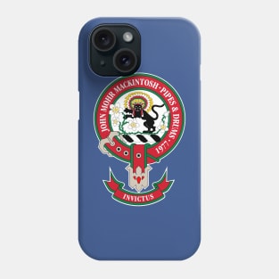 John Mohr Mackintosh Pipes and Drums Phone Case