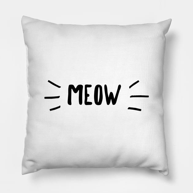 Meow Pillow by GMAT