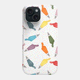 Rainbow Piping Bags Of Frosting Phone Case